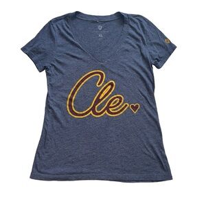 Womens XL Where I’m From Cleveland Cavaliers T-Shirt Short Sleeve Blue